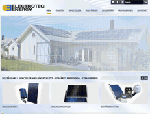 Tablet Screenshot of electrotecenergy.se